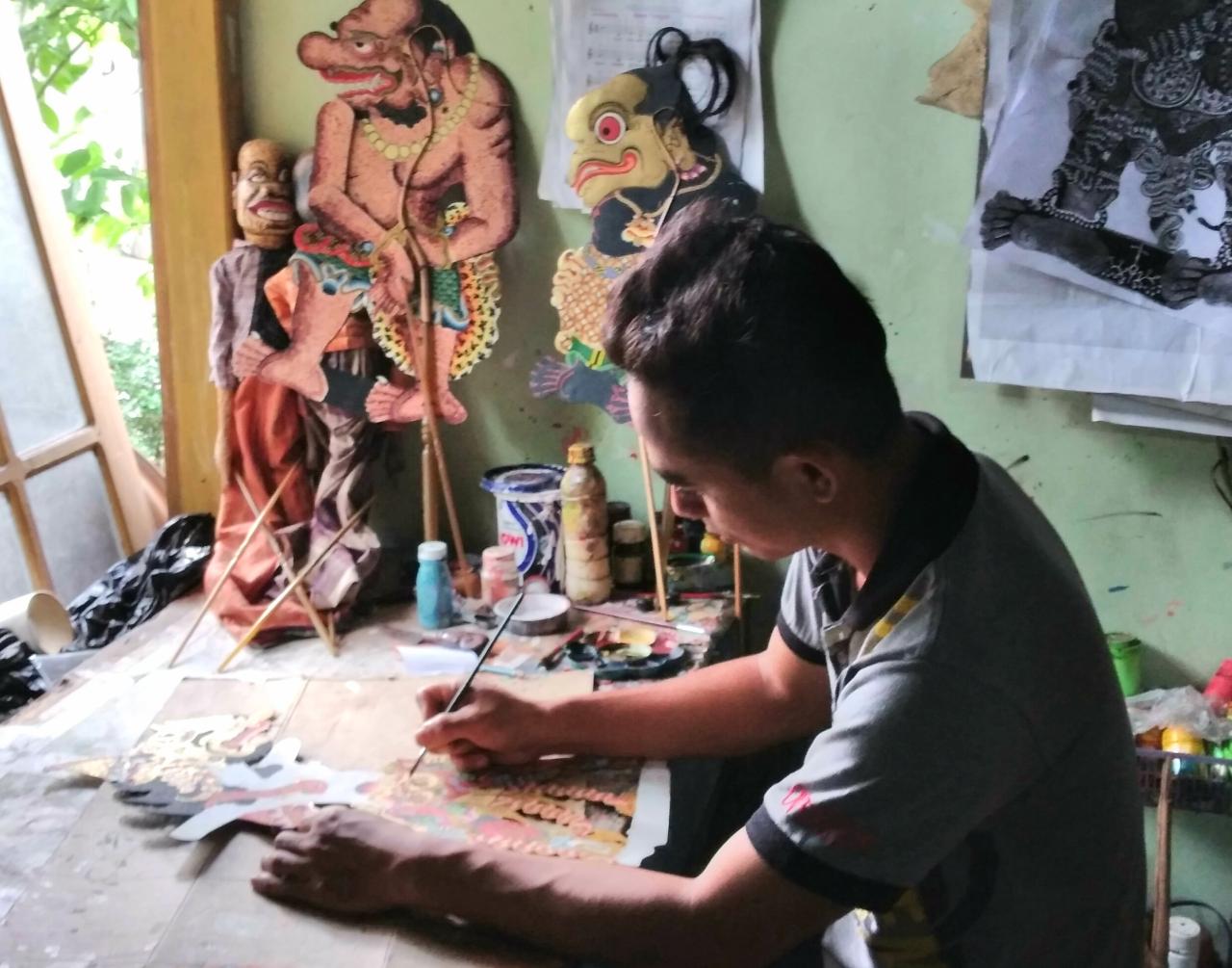 Agus Priyanto, Perajin Wayang Kulit Asal Banteran Banyumas